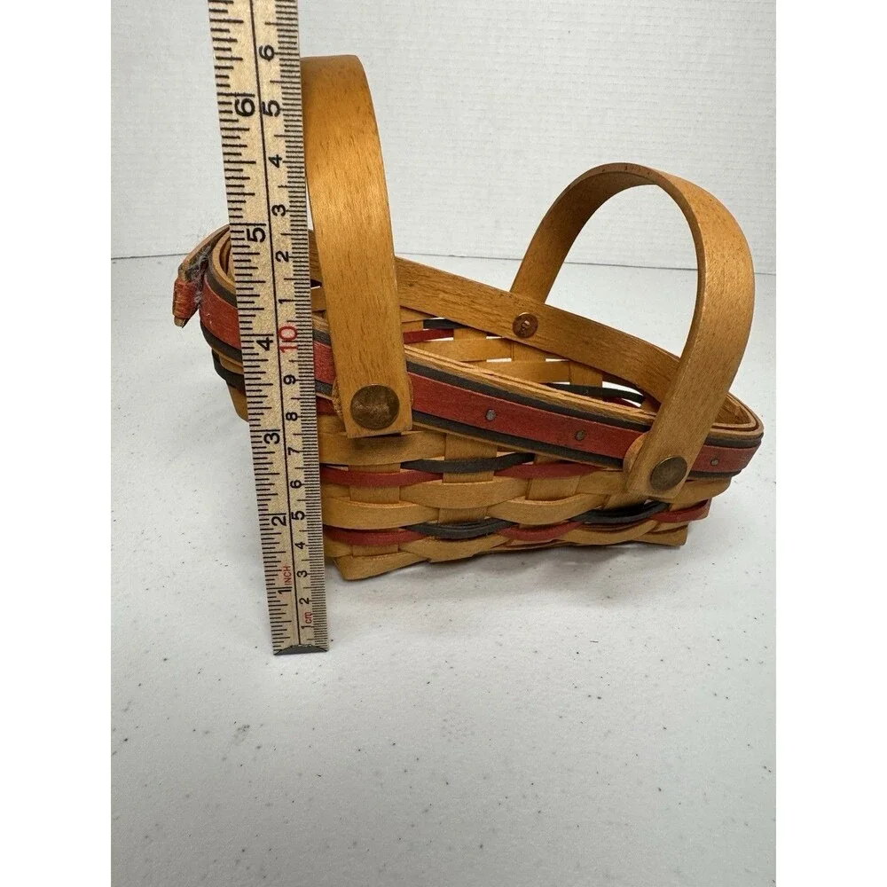 Longaberger Mini Vegetable Basket All American 1996